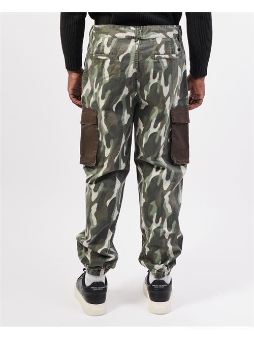 Pantaloni cargo uomo AX fantasia camouflage ARMANI EXCHANGE | 6DZP01-ZN4ZZ4891